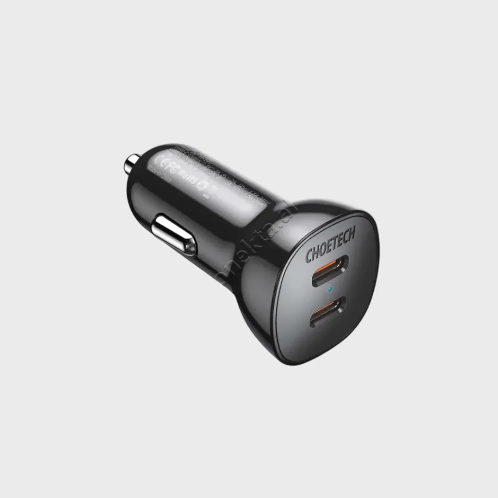 Adaptor Karikimi 40W Per Makine Me 2 Porta Type-C Choetech